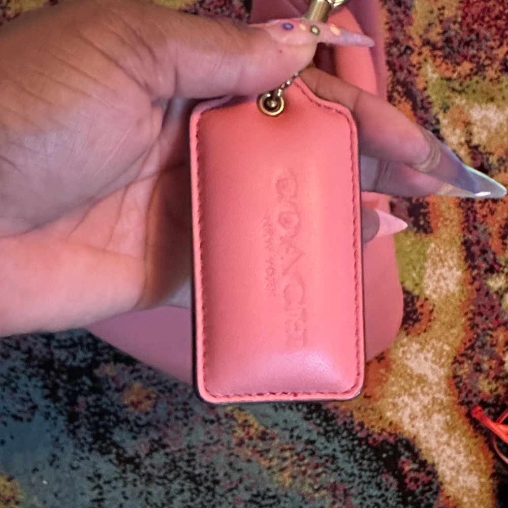 Coach Blush Pink Leather Shoulder Bag - Picture 4 of 4